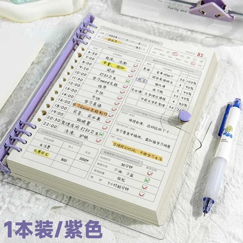 A5 Daily Planner Notebook