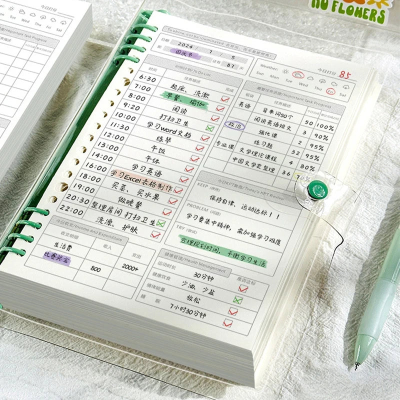 A5 Daily Planner Notebook