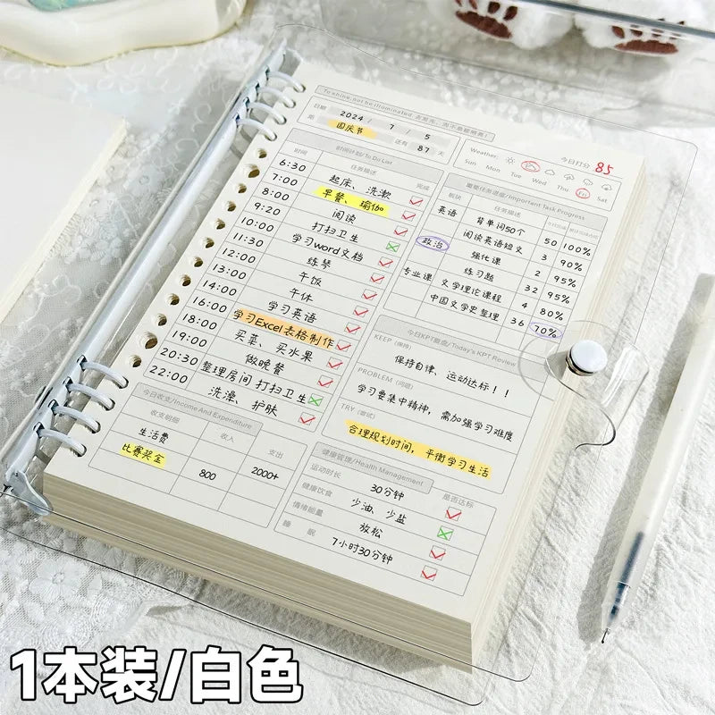 A5 Daily Planner Notebook